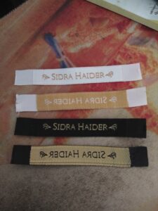 Woven Collar labels Printing